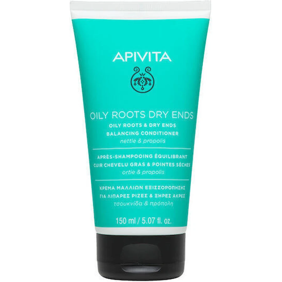 Apivita Oily Roots Dry Ends Кондиціонер для жирного волосся з кропивою та прополісом 150 мл для жирного волосся та сухих кінчиків з кропивою та прополісом: ціни та характеристики