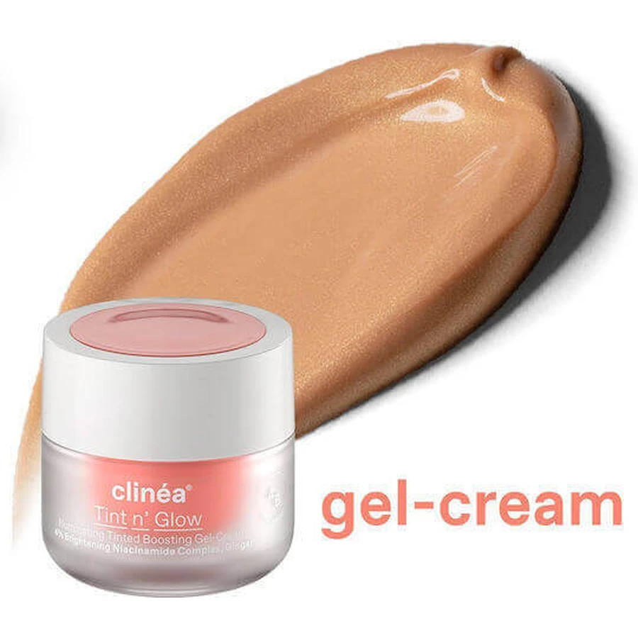 Clinea Tint n' Glow Light Tint n' Glow Light Антивозрастной и осветляющий цветной дневной гель для лица с ниацинамидом и пребиотиками 50 мл: цены и характеристики