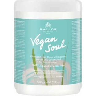 Зволожуюча маска для волосся Kallos Vegan Soul Moisturizing Hair Mask 1000ml