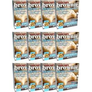 Fit & Shape Brownie Keto Brownie Protein Bars со вкусом кокоса и миндаля 24x50 гр.