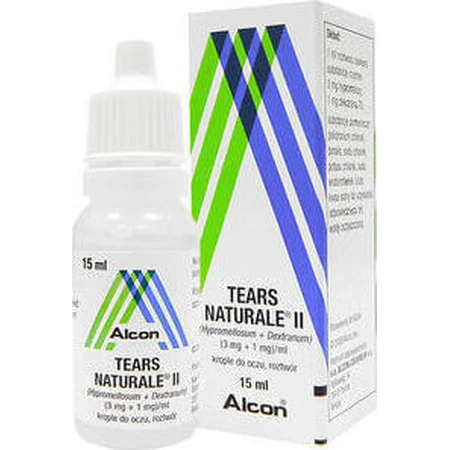 Alcon Tears Naturale II Глазные капли для сухих глаз 15 мл: цены и характеристики