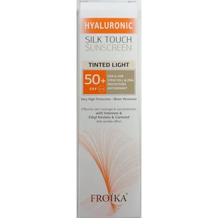 Froika Гіалуроновий крем для обличчя SPF50 з пігментом Froika SilkTouch Гіалуроновий крем для обличчя SPF50 з пігментом 40 мл: ціни та характеристики