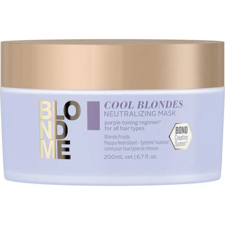 Schwarzkopf BlondMe Cool Blondes Нейтрализующая маска для волос для сохранения цвета 200 мл: цены и характеристики