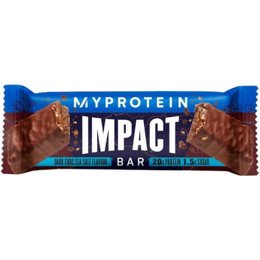 Myprotein Impact Protein Протеиновый батончик со вкусом темного шоколада с морской солью 64 гр.: цены и характеристики