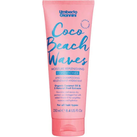 Зволожуючий кондиціонер Umberto Giannini Coco Beach Waves для сухого волосся 250 мл: ціни та характеристики