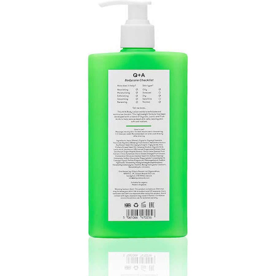 Q+A Natural Skincare Увлажняющий лосьон для тела 250 мл: цены и характеристики
