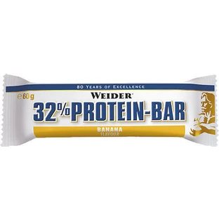 Протеиновые батончики Weider с 32% белка и вкусом банана 12x60 гр.