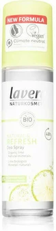 Дезодорант Lavera Natural & Fresh Дезодорант Organic Lime & Natural Minerals Натуральний дезодорант 48-годинний спрей без алюмінію 75 мл