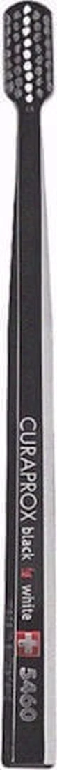 Curaprox Black Is White 90 мл + зубная щетка 5460 Активированный уголь отбеливающая зубная паста 90 мл