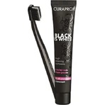 Curaprox Black Is White 90 мл + Зубна щітка 5460 Відбілююча зубна паста з активованим вугіллям 90 мл: ціни та характеристики