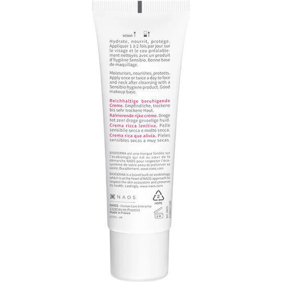 Bioderma Sensibio Sensibio Defensive Rich Увлажняющий крем для лица 24 часа 40 мл 40 мл: цены и характеристики