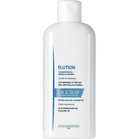 Ducray Elution Dermo Захисний шампунь для чутливої шкіри голови проти лупи та випадіння волосся для ламкого волосся 200 мл: ціни та характеристики