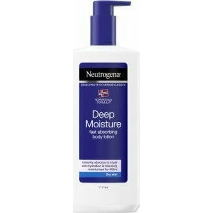 Зволожуючий лосьйон для тіла Neutrogena Deep Moisture для сухої шкіри 400 мл: ціни та характеристики