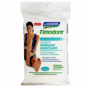 L'Officinale del Dottor Ciccarelli Timodore Дезодорант-серветки для очищення ніг 15 шт.