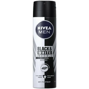 Nivea Чоловічий дезодорант-антиперспірант Nivea Men Invisible for Black & White дезодорант-спрей 48 год 150 мл