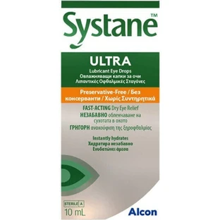 Глазные капли Systane Ultra для сухих глаз 10 мл