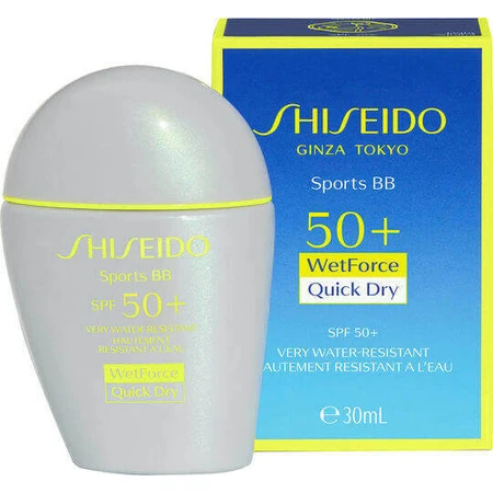 Shiseido Sports BB Quick Dry Sunscreen Face Cream Waterproof SPF50 with Pigment Light 30ml: цены и характеристики