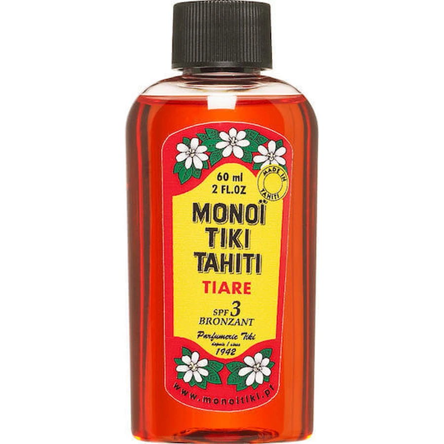Monoi Tiki Tahiti Солнцезащитное масло для тела SPF3 60 мл: цены и характеристики