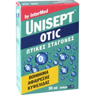 Краплі для очищення вух InterMed Unisept очищувальні 30мл