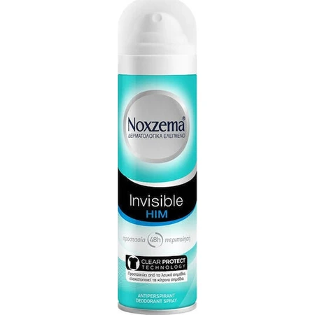 Noxzema Invisible Him Antiperspirant Deodorant 48h Дезодорант-спрей 150 мл: цены и характеристики