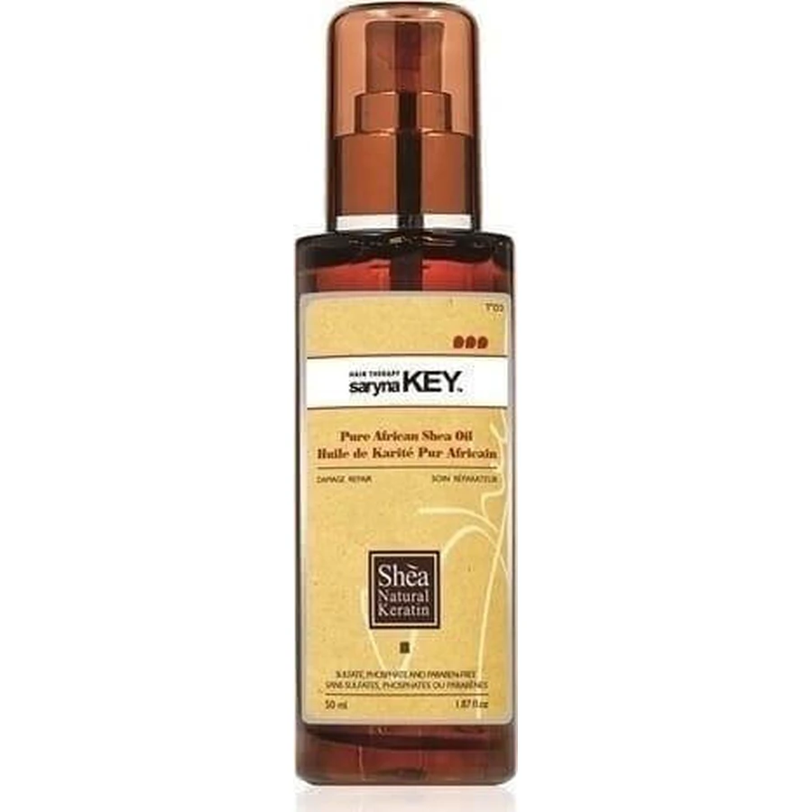 Saryna Key Pure African Shea Чистое масло ши для волос для восстановления ломкости волос 50 мл: цены и характеристики