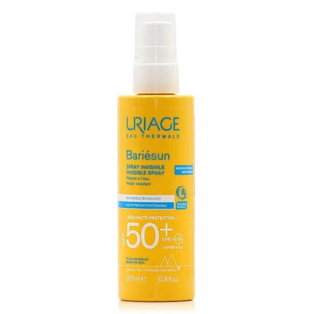 Uriage Bariesun Bariesun Invisble Водостойкий солнцезащитный спрей для лица и тела SPF50+ 200 мл: цены и характеристики