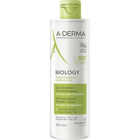 A-Derma Biology Мицеллярная вода для снятия макияжа с лица 400 мл: цены и характеристики