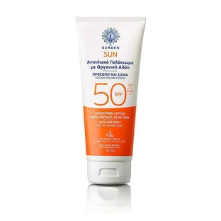 Garden Organic Aloe Vera Солнцезащитный крем для лица и тела SPF50 150 мл