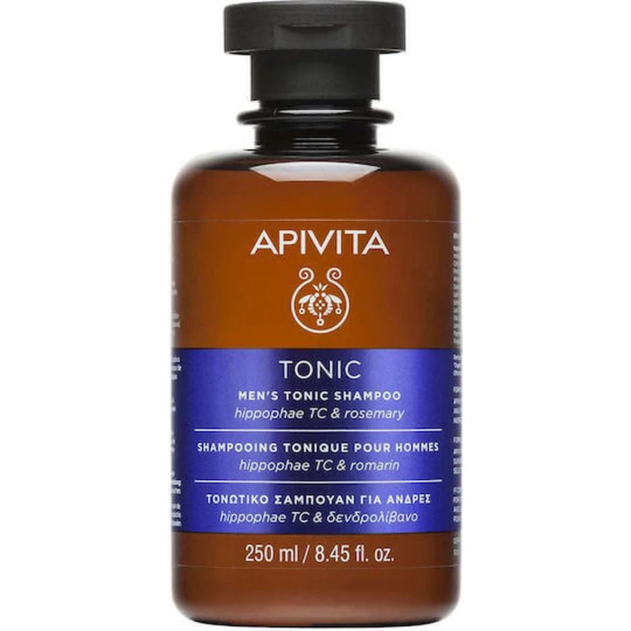 Apivita Men's Tonic Hippophae TC & Rosemary Шампунь от выпадения волос для всех типов волос 250 мл: цены и характеристики