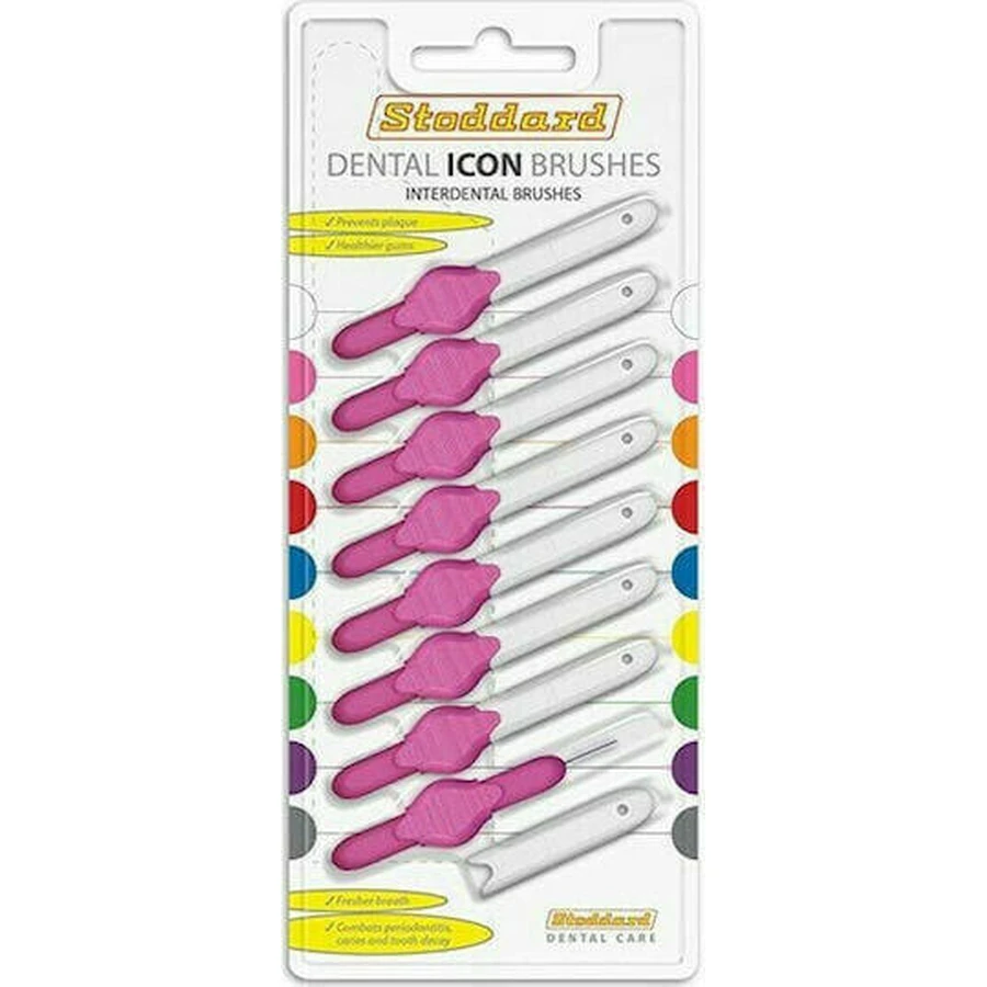 Stoddard Dental Icon Межзубные щетки 0,4 мм розовые 8 шт.: цены и характеристики