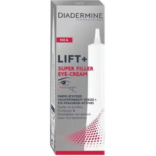 Diadermine Lift + Super Filler 35+ Крем для повік проти зморшок з гіалуроновою кислотою 15мл