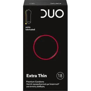 Пресервант Duo Extra Thin 18buc