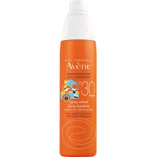 Eau Thermale Avene Водостойкий детский солнцезащитный крем-спрей SPF30 200 мл