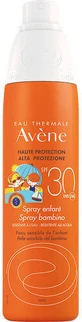 Eau Thermale Avene Водостойкий детский солнцезащитный крем-спрей SPF30 200 мл
