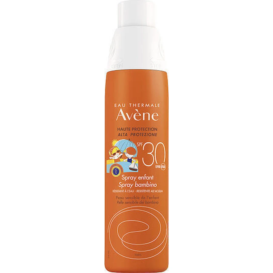Eau Thermale Avene Водостойкий детский солнцезащитный крем-спрей SPF30 200 мл: цены и характеристики