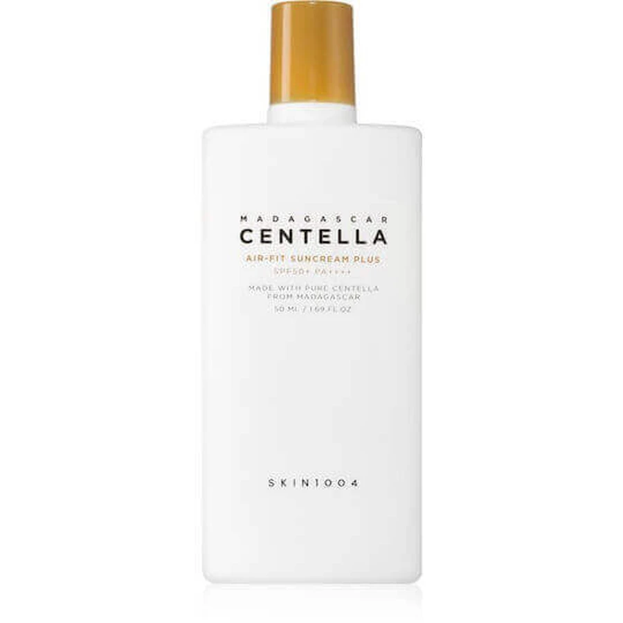 Skin1004 Мадагаскар Centella Air-Fit Plus Мінеральний сонцезахисний крем для обличчя SPF50 50 мл: ціни та характеристики