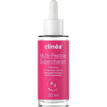 Зволожуюча та омолоджуюча сироватка для обличчя Clinea Multi-peptide Supercharger з пептидами та гіалуроновою кислотою для тонізації та ревіталізації 30мл: ціни та характеристики