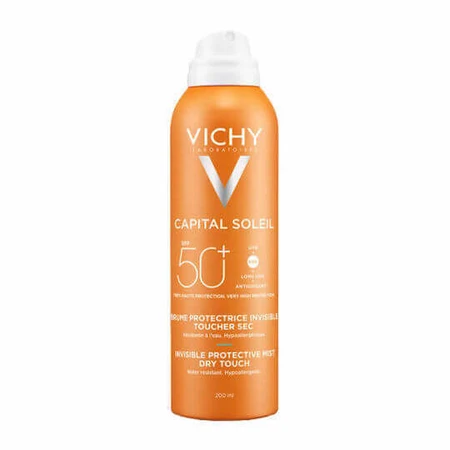 Vichy Ideal Soleil Невидимий зволожуючий зволожуючий водостійкий сонцезахисний крем для тіла SPF50 200 мл: ціни та характеристики
