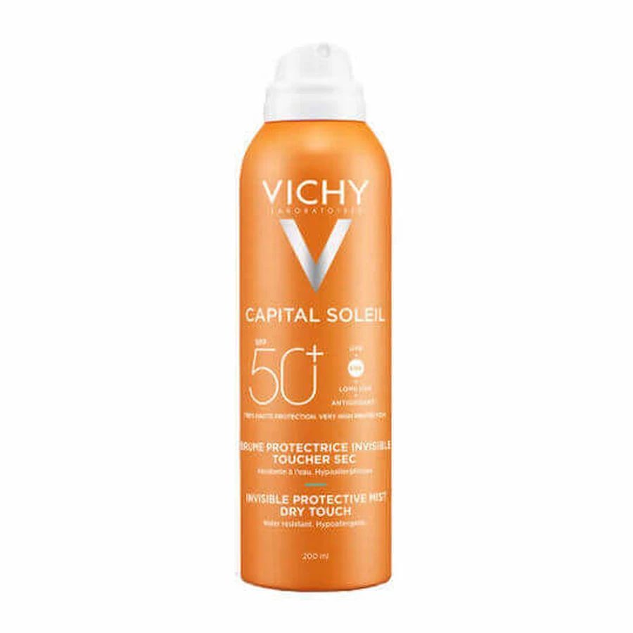 Vichy Ideal Soleil Невидимий зволожуючий зволожуючий водостійкий сонцезахисний крем для тіла SPF50 200 мл: ціни та характеристики