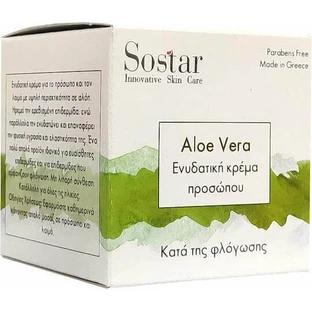 Sostar Focus Aloe Vera Увлажняющий дневной крем для лица с гиалуроновой кислотой и алоэ вера 50 мл