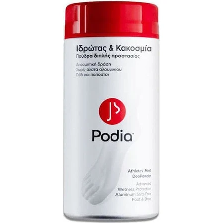 Podia Athlete's Foot Дезодорант для ног Дезодорант-порошок для ног без алюминия 100гр: цены и характеристики