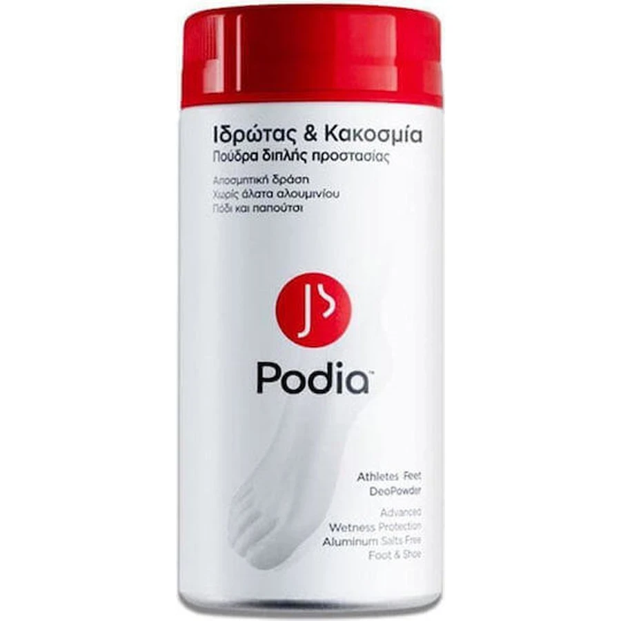 Podia Athlete's Foot Дезодорант для ног Дезодорант-порошок для ног без алюминия 100гр: цены и характеристики