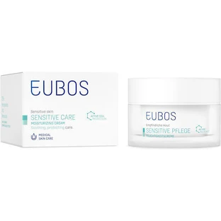 Денний зволожуючий крем для чутливого обличчя Eubos з пантенолом 50 мл