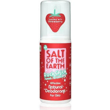 Дезодорант-спрей Salt of the Earth Rock Chick Sweet Strawberry Дезодорант-спрей без алюмінію 100 мл: ціни та характеристики