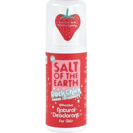 Дезодорант-спрей Salt of the Earth Rock Chick Sweet Strawberry Дезодорант-спрей без алюмінію 100 мл: ціни та характеристики
