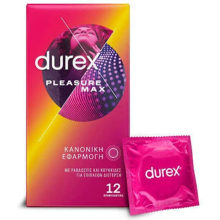 Дюрекс преконсервант Pleasuremax ребристий 6шт: ціни та характеристики