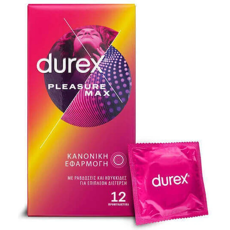 Дюрекс преконсервант Pleasuremax ребристий 6шт: ціни та характеристики