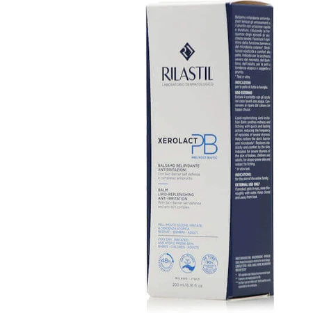 Rilastil Xerolact Pb Balm Зволожуючий бальзам для тіла для атопічної шкіри 200мл: ціни та характеристики