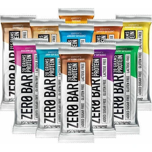 Biotech USA Zero Bar з нативним сироватковим ізолятом Батончики з 40% протеїну та кокосовим шоколадом зі смаком кокоса 20x50гр