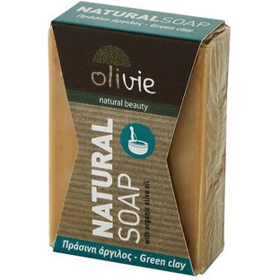Olivie Green Clay Hand & Body Soap Bar 100gr